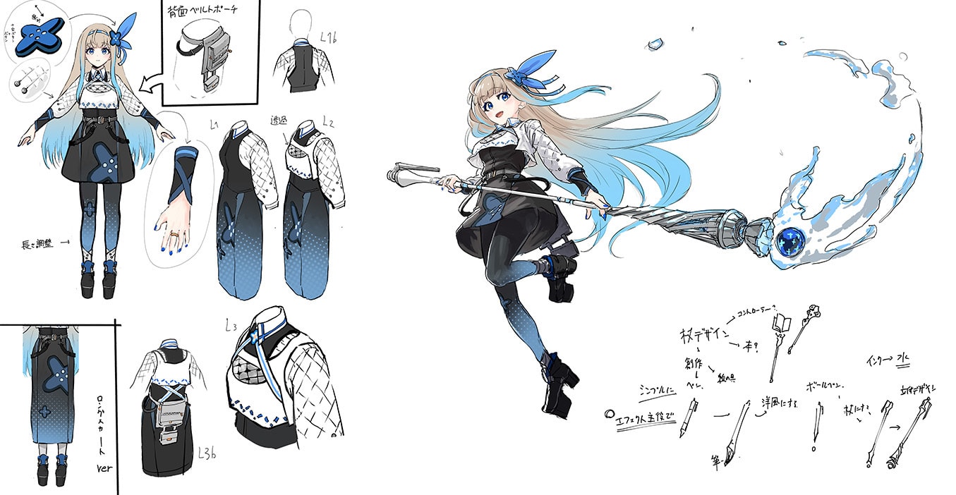 イメージキャラクター 設定画