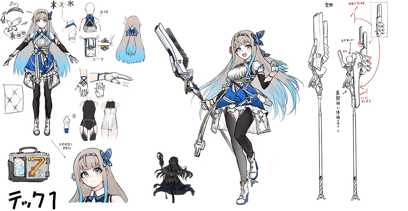 イメージキャラクター 設定画